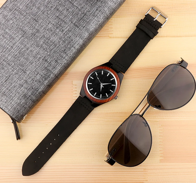 2020 уникальные деревянные наручные часы модные популярный кожаный ремешок