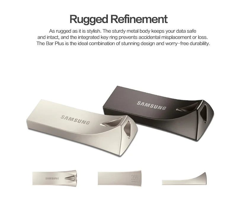 SAMSUNG флэш-накопитель USB 32 Гб 64 Гб 128 ГБ 256 ГБ USB 3,1 3,0 Металлический Мини-накопитель Флешка карта памяти устройство для хранения U диск