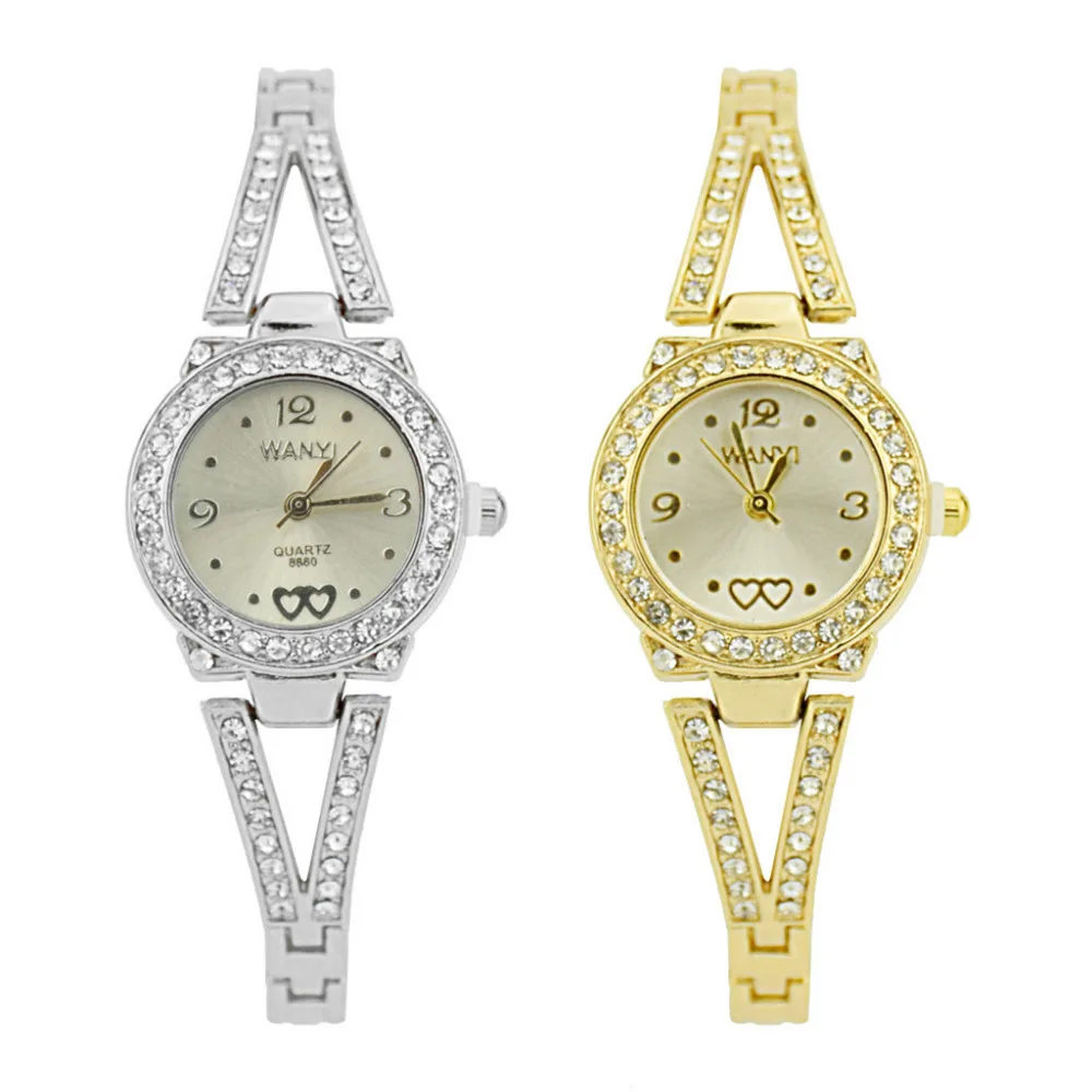 Новинка 2021 брендовые наручные часы с браслетом женские Роскошные кристаллами