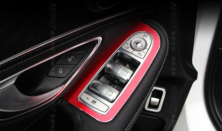 Аксессуары для Mercedes Benz W205 C Class C200 C300 C180 GLC GLC260 2015 2016 стеклянная кнопка