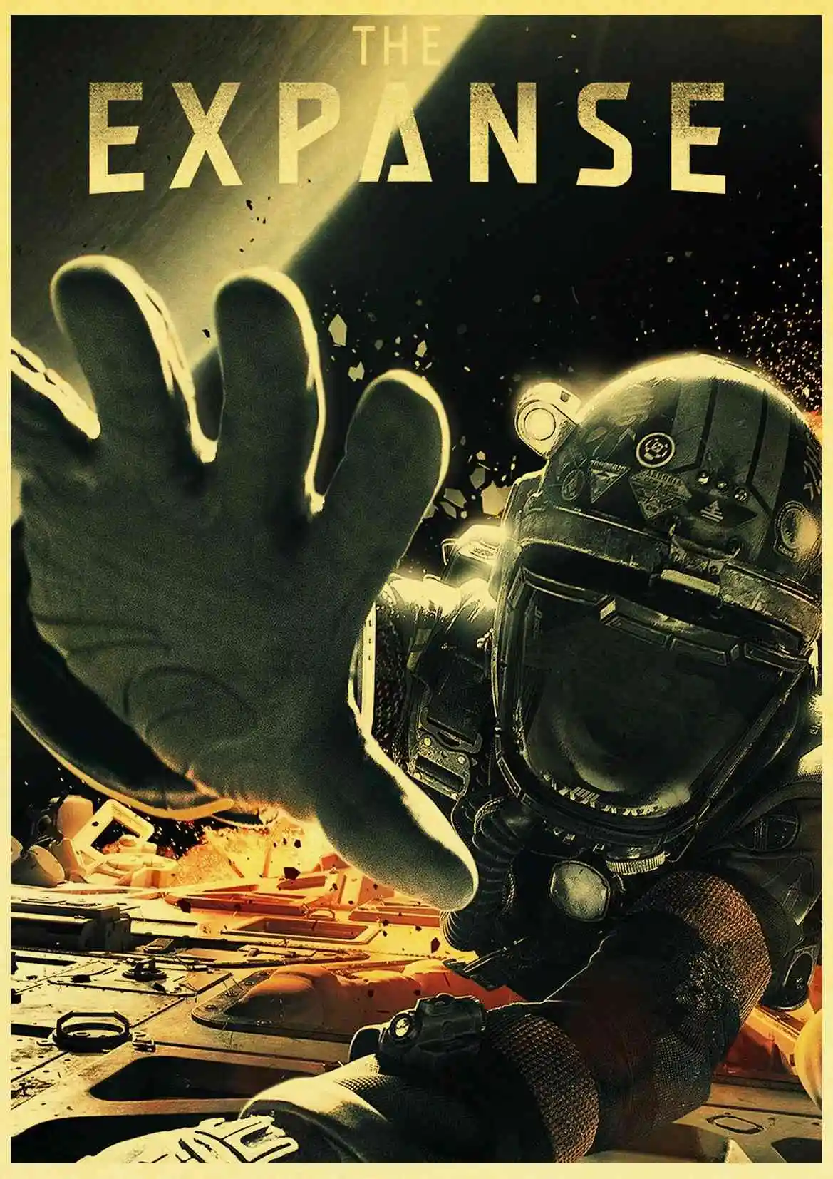 Sci-Fi пространство Исследуйте фильм разветвление Винтаж Плакат Ретро стиль домашний арт бар Гостиная Декор для стены магазина