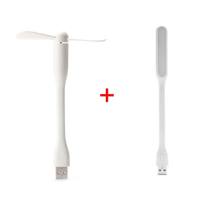 100% Оригинальный USB вентилятор Xiaomi портативный 2 листа гибкий мини охлаждающий