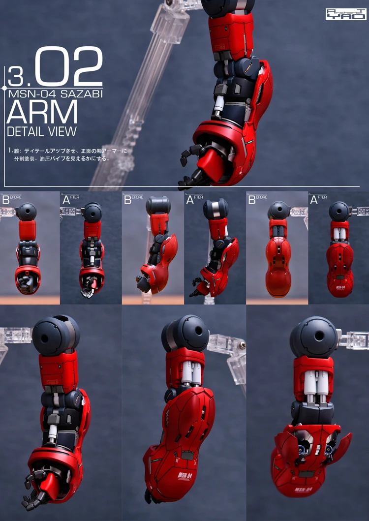 Comic Club Refitting набор Sazabi GK 2,0 для Gundam MG 1/100 MSN-04 Sazabi Ver. Ka