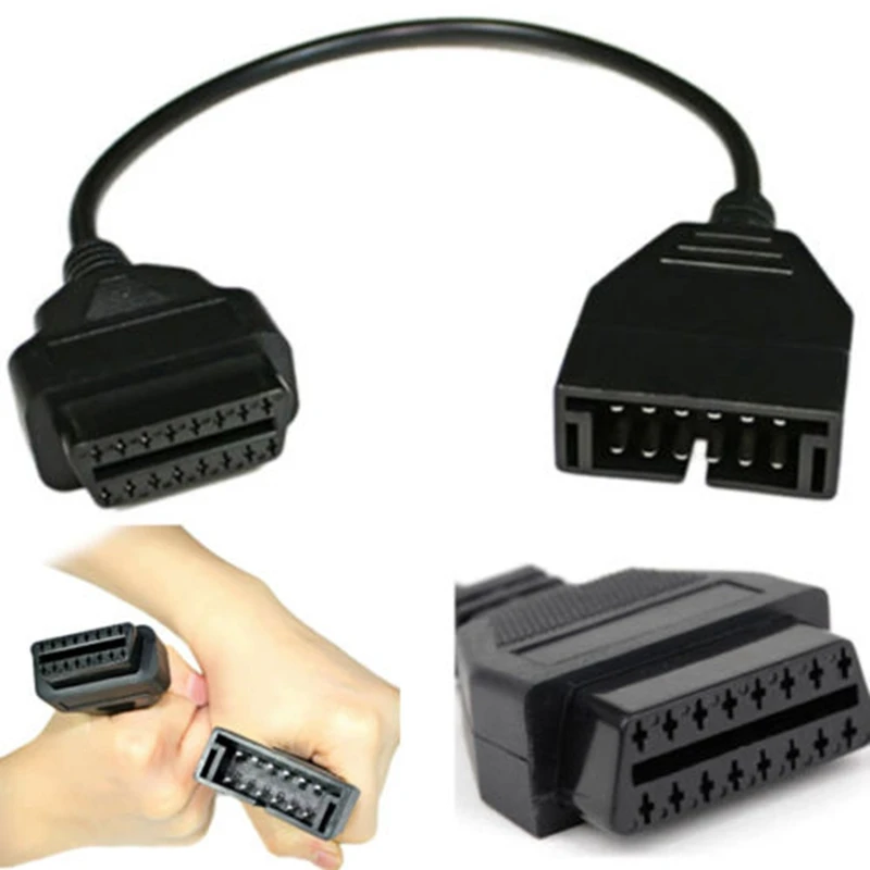 Кабель соединитель KWOKKER OBD OBD2 для g m 12 Pin штекер 16 гнездо 2 транспортного средства CNP