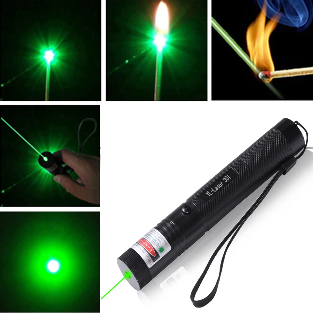 Зеленые лазеры военные 5 мВт 301 нм зеленая лазерная указка ручка Лазерный Свет