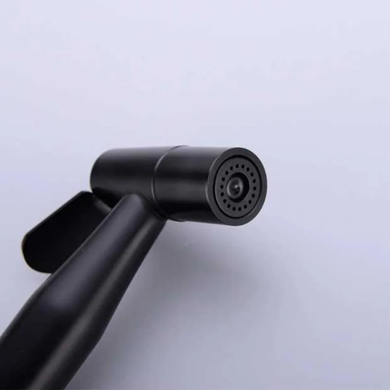 MTTUZK Черный латунный биде-туалет Ручной распылитель для биде Hot &amp Colde