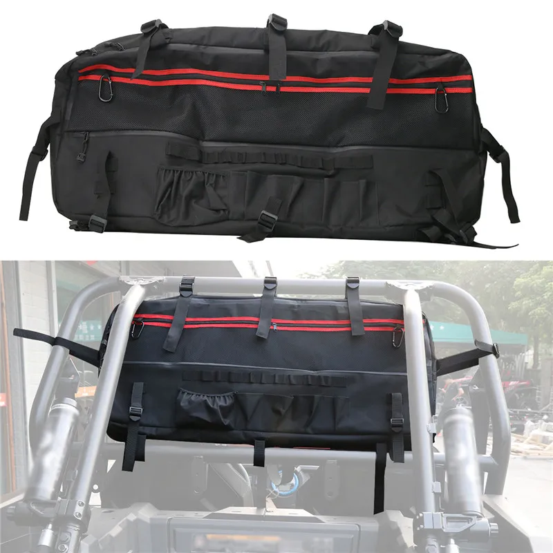 Для Polaris RZR, Ranger, Jeep JK UTV рулонная клетка большая мульти-карманы Органайзер сумка для хранения седельная сумка