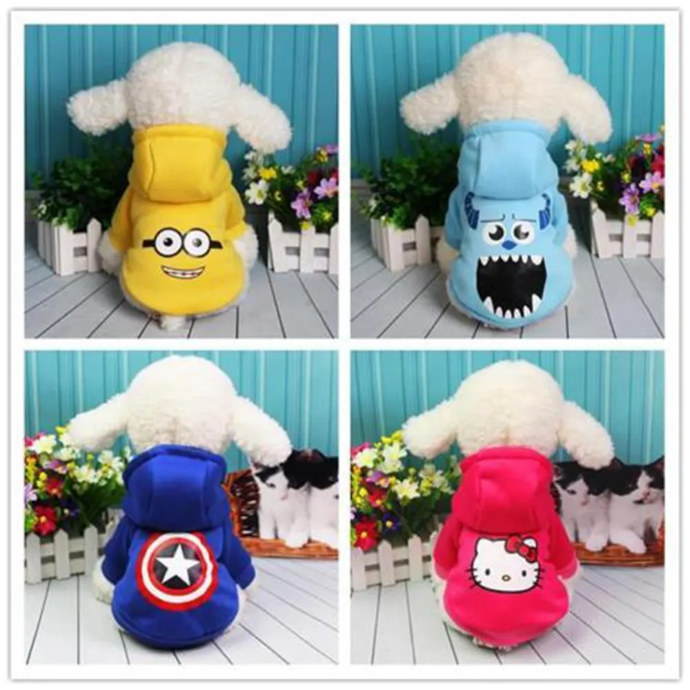 

Winter Dog Coats Pet Cat Puppy Chihuahua Clothes Hoodie Warm for Small Dog