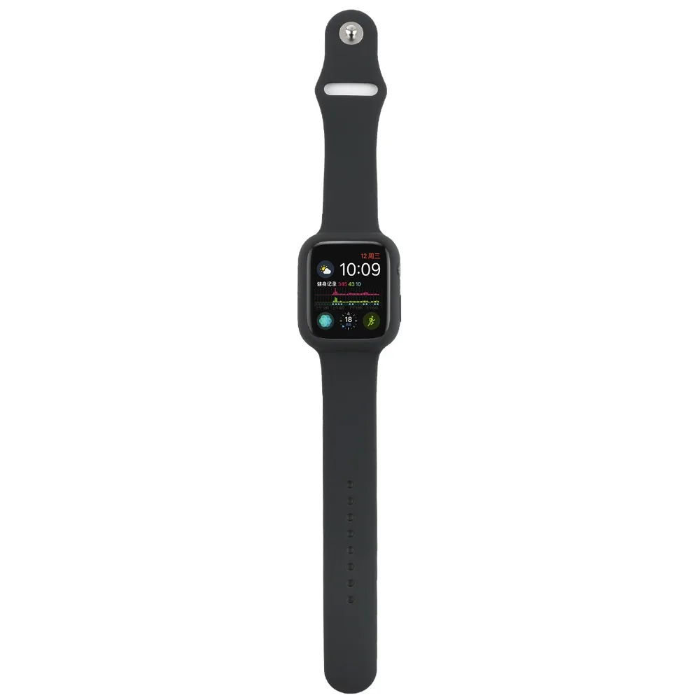 Силиконовый ремешок для apple watch, чехол, серия 4, 3, 2, 1, спортивный браслет, ударопрочный чехол для IWatch 38 мм, 40, 42 мм, 44 мм