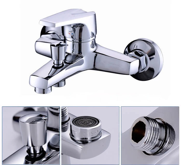 Бесплатная доставка новинка 2015 настенный смеситель для душа в ванной комнате с