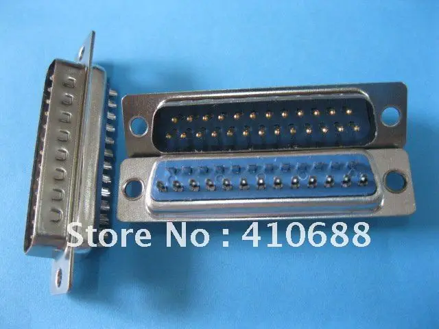 D Sub 25 контактный разъем для припоя высокое качество горячая Распродажа 80 шт. в