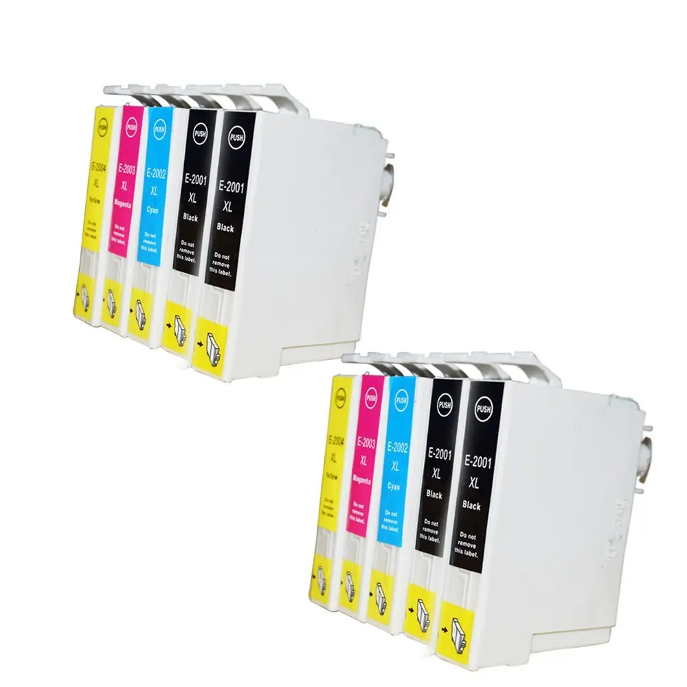 10 шт. совместимый чернильный картридж T200XL для Epson XP100 XP400 XP200 XP300 WF 2530 2540 Workforce 2510