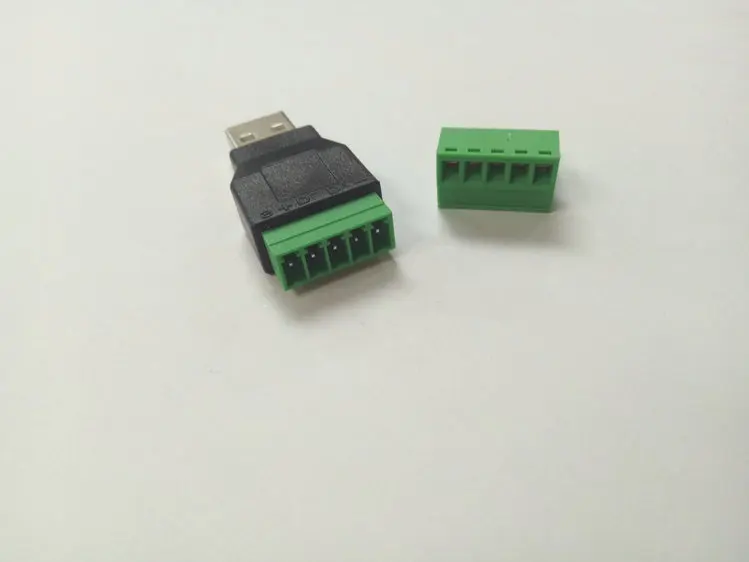 20 шт. USB 2 0 тип А штекер/гнездо до 5P винт с защитной клеммой разъем | Обустройство