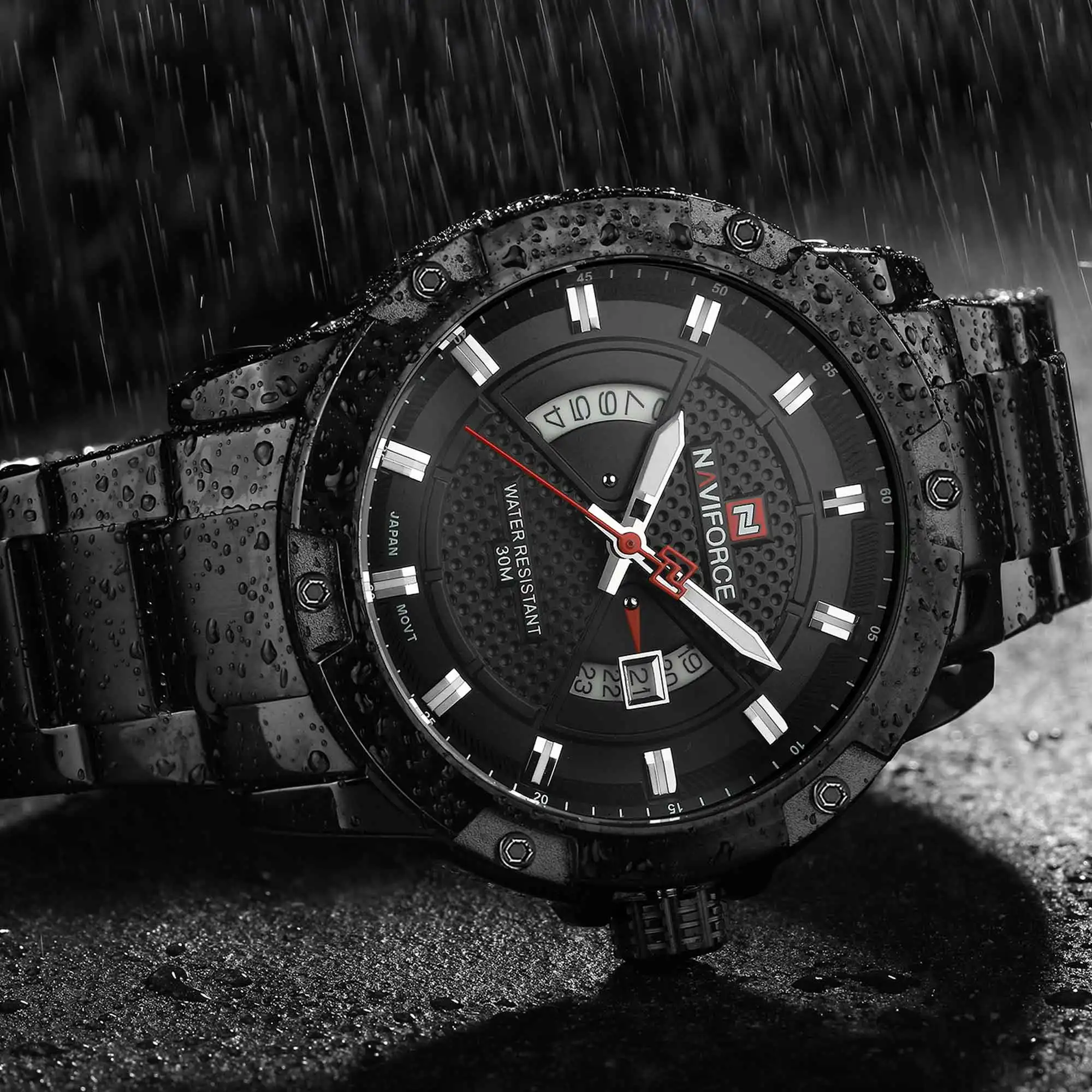 Часы NAVIFORCE мужские кварцевые водонепроницаемые армейские армейские|Кварцевые
