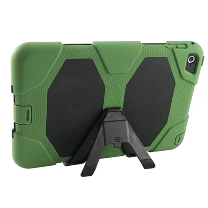 NEW Full Screen Protection Case for Apple iPad Mini 4 7.9inch Retina Kickstand Kids Silicone Rubber Armor Defender Cover | Компьютеры и