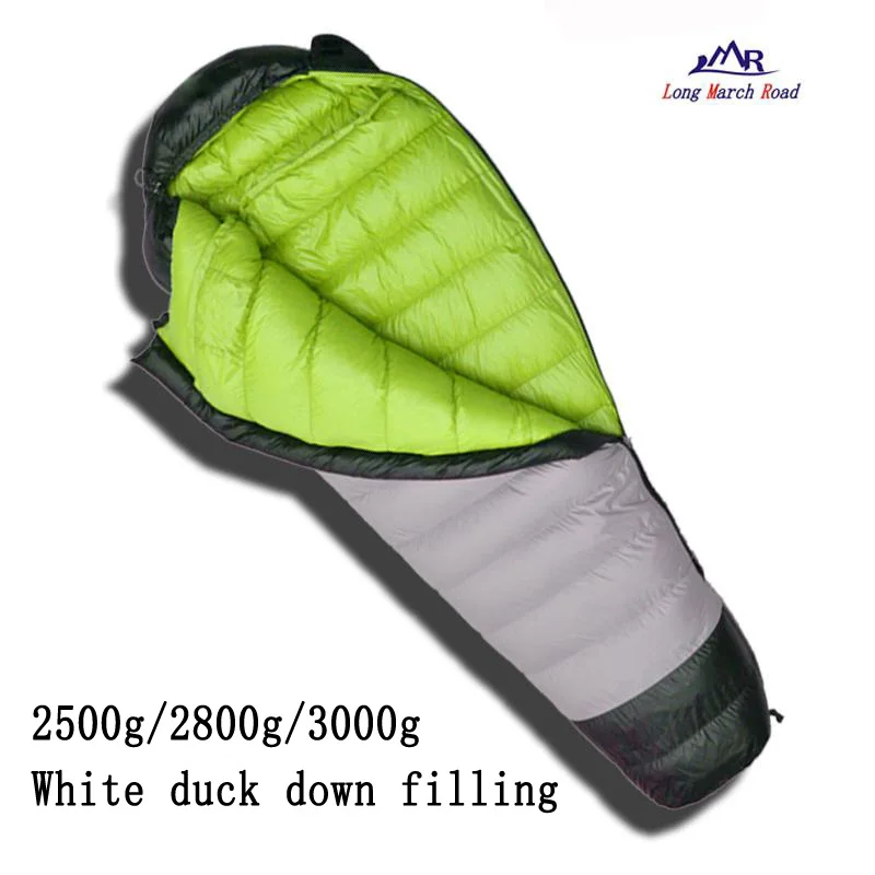 

LMR Ultralight Duck Down Filling 2500g/2800g/3000g Down Can Be Spliced Camping Sleeping Bag