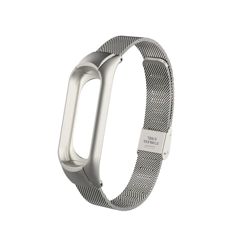 E-ZONE mi band 3 металлический ремешок для Xiaomi mi Band 3 Браслет Смарт-часы Band 3 аксессуар
