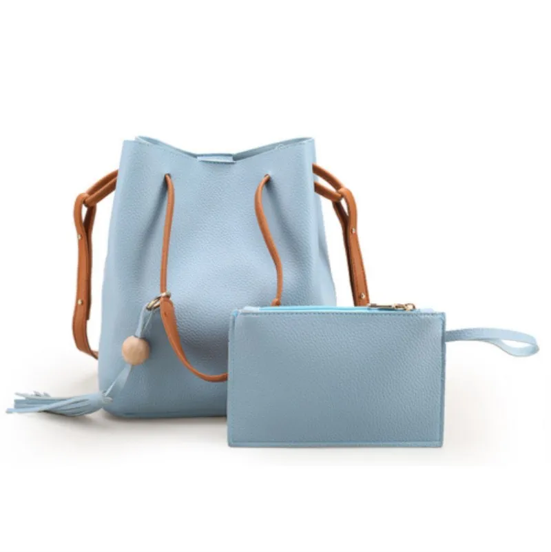 2 шт./компл. сумки для женщин кожаная сумка через плечо сумка-тоут