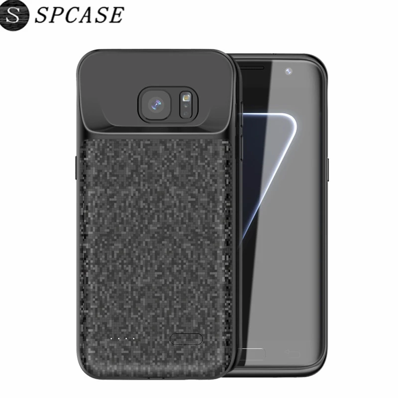 SPCASE 5000 мАч Батарея Зарядное устройство чехол для Samsung Galaxy S7 Edge Portable