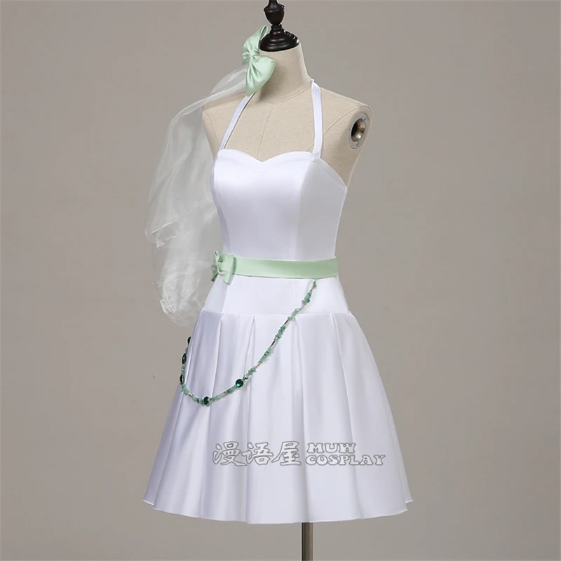 Платье подружки невесты Love Live Minami Kotori, нарядный костюм, милое платье для девочек и женщин, форменные костюмы, белое платье