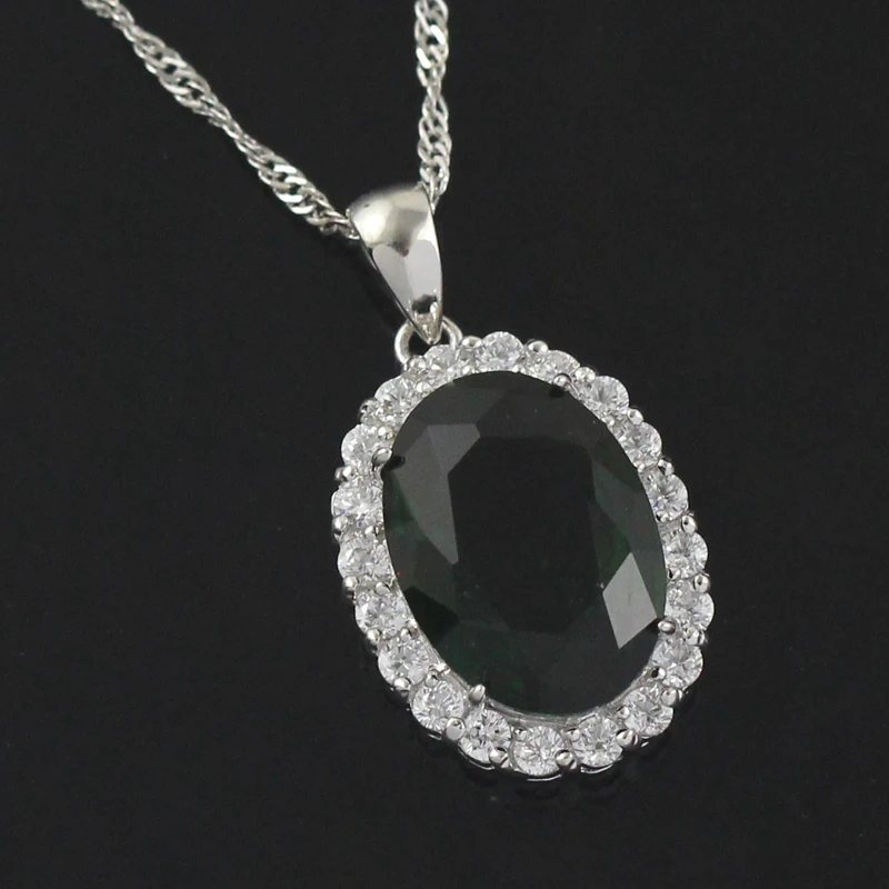 HAIMIS огромный женский ювелирный набор Spark циркон ожерелье кулон обруч серьги