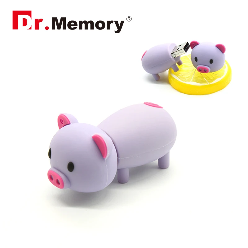 Красочные с героями из мультфильма Свинка Пеппа мини USB флеш накопитель 32Гб 16Гб