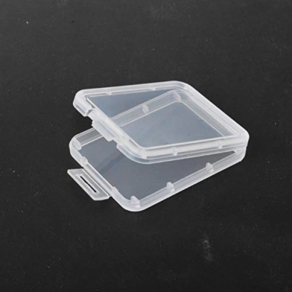 10 шт. прозрачный пластиковый органайзер для карт памяти|Чехлы памяти| |