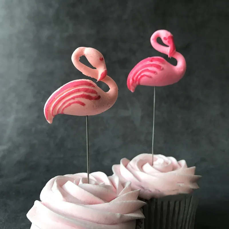 Flamingos Shape Cake Mold Chocolate for The Kitchen Baking Tools DIY Sugar Craft Decoration Tool | Дом и сад