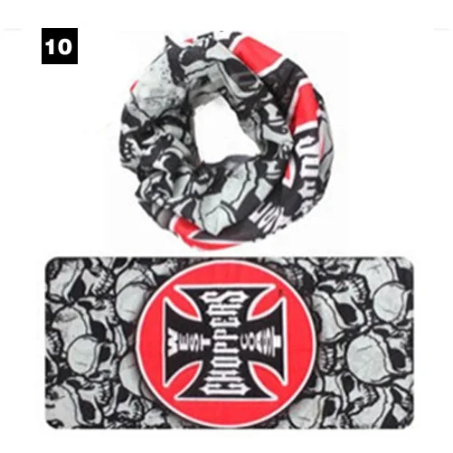 Бесшовные банданы для езды на велосипеде маска с черепом и влагоотводом магии