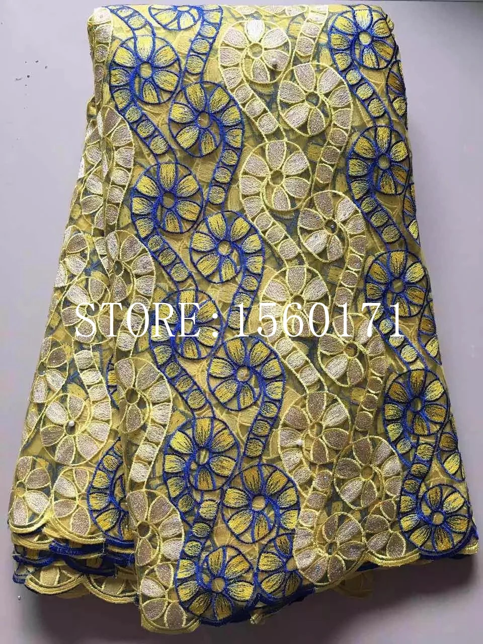 Free Shipping by DHL!! Nigerian swiss tulle lace beautiful african fabric for wedding shiny dresses.WB5287 | Дом и сад