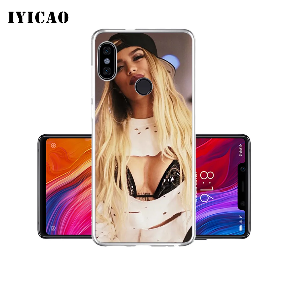 Мягкий силиконовый чехол для телефона IYICAO Latin singer Karol G Xiaomi Redmi 4A 5A 6A Note 7 6 5 Pro Plus 4X Prime