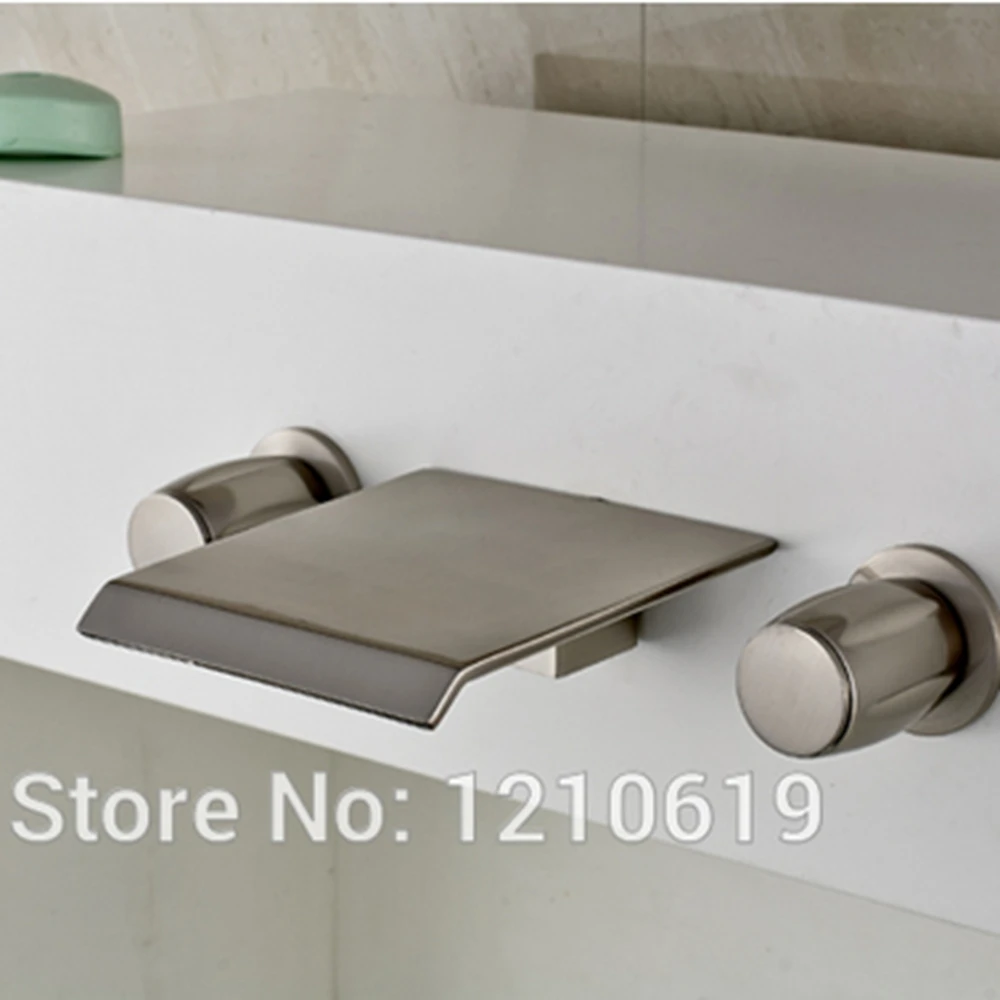 Новинка Бесплатная доставка из США 3 шт. двойные ручки смеситель для ванной