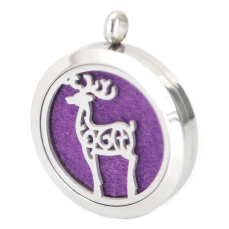 Серебряные ювелирные изделия новый дизайн Рождественский олень Ароматерапия