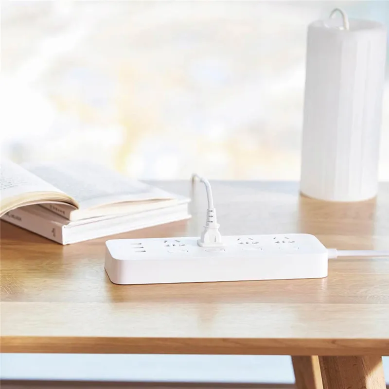 Оригинальный блок питания Xiaomi Mijia 4 розетки отдельных переключателя управления 5