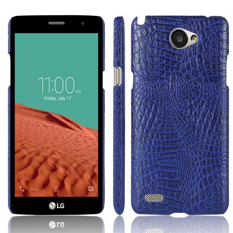 Для LG Bello II Max X155 чехол под крокодиловую кожу жесткий из поликарбоната с текстурой