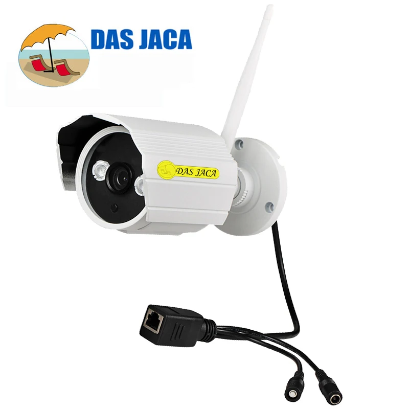 DasJaca 1mp наружная Водонепроницаемая onvif CCTV камера безопасности 720p hd wifi