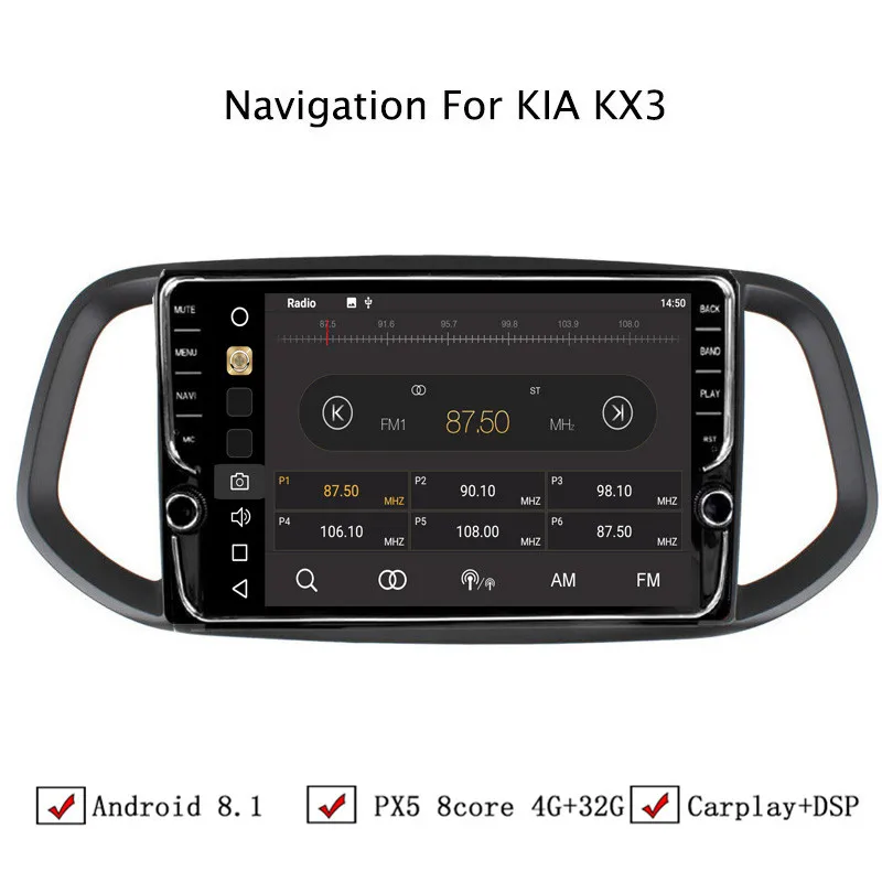10 1 &quot4G Оперативная память 32G Встроенная Восьмиядерный Android 8 автомобиль gps