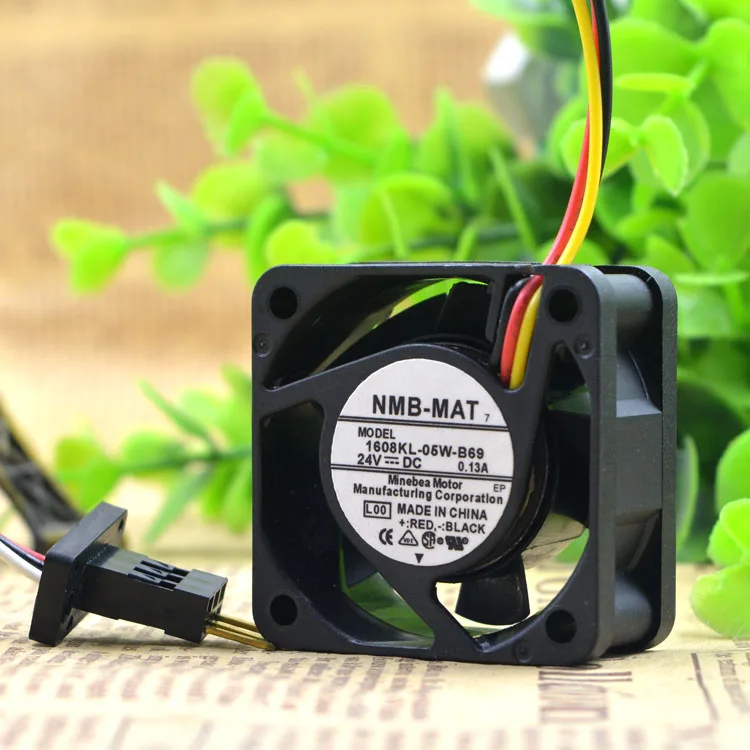 1608KL-05W-B69 24V 0.13A 3 линии сигнала тревоги CNC машина вентилятор охлаждения | Компьютеры