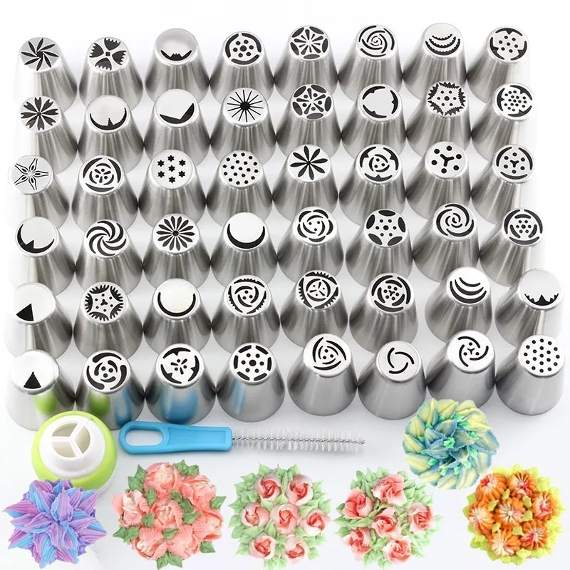 50 шт. кондитерских насадок наконечники для обледенения тюльпана из нержавеющей