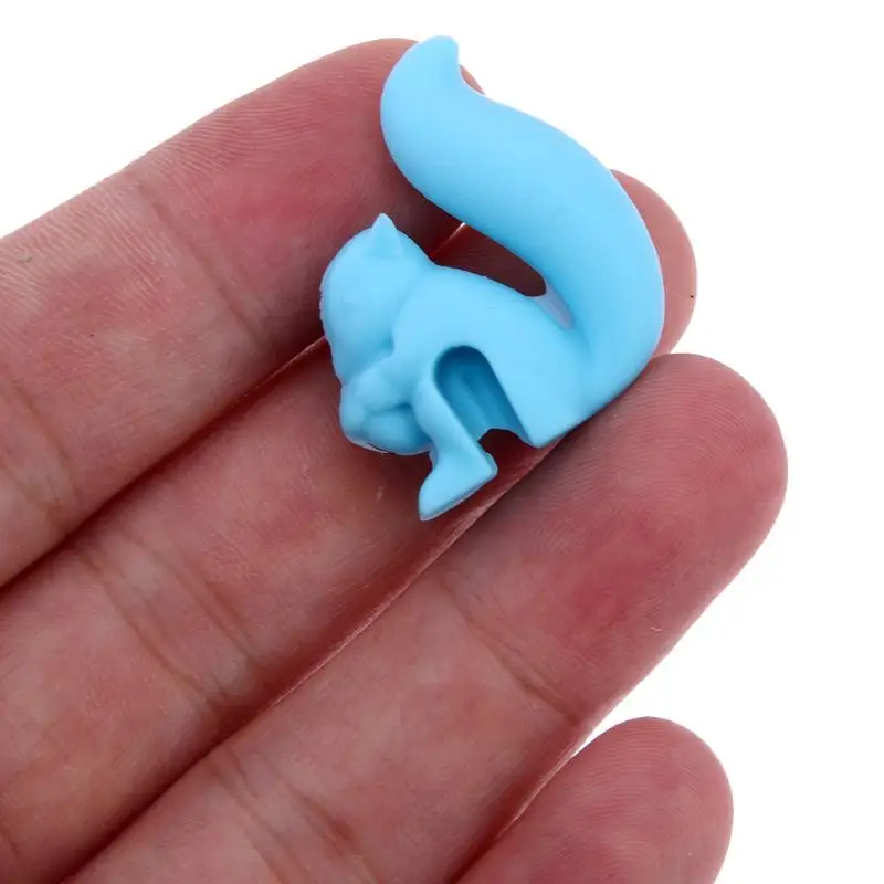 5 шт./компл. милые этикетки в виде белки бокала для вина силиконовая чайная кружка