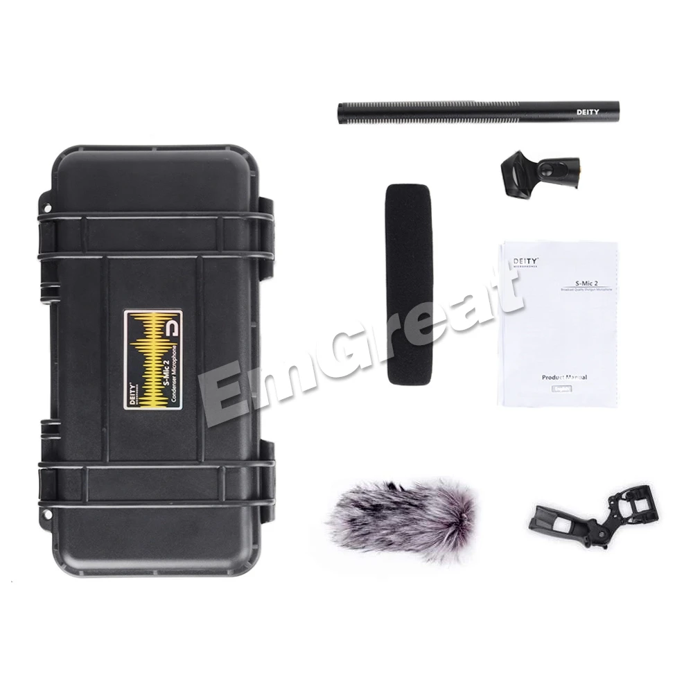 Deity S-Mic 2 Kit превосходный Высокочувствительный направленный микрофон с низким уровнем шума Rycote Shock Mount для профессиональной пленки