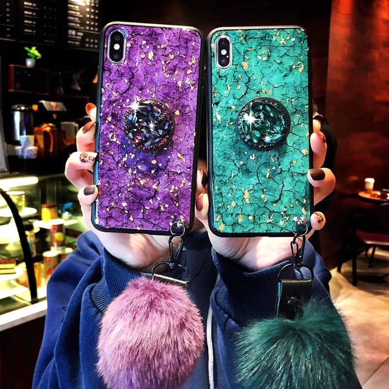 Luxury Gold Foil Bling Marble Phone Cases For Huawei P10 Case Soft TPU Silicone Cover Glitter Diamond |