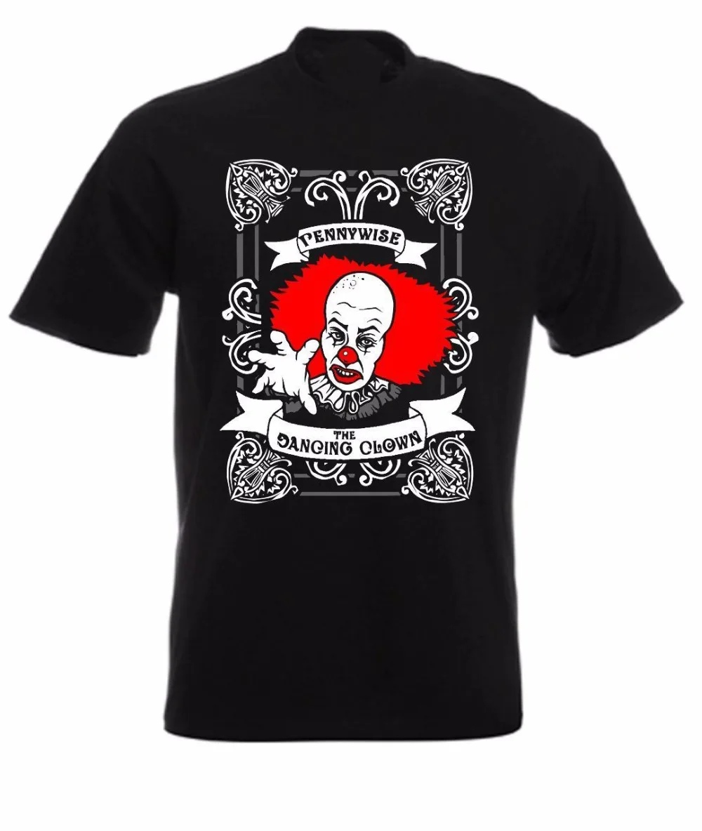 Модные футболки с изображением танцующего клоуна It футболка фильма стивен кинг
