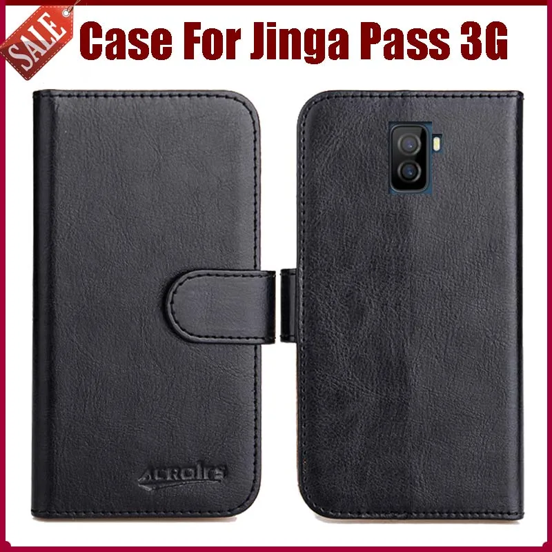 

Hot Sale! Jinga Pass 3G Case High Quality 6 Colors Flip Leather Exclusive Protective Cover For Jinga Pass 3G Case Phone Bag