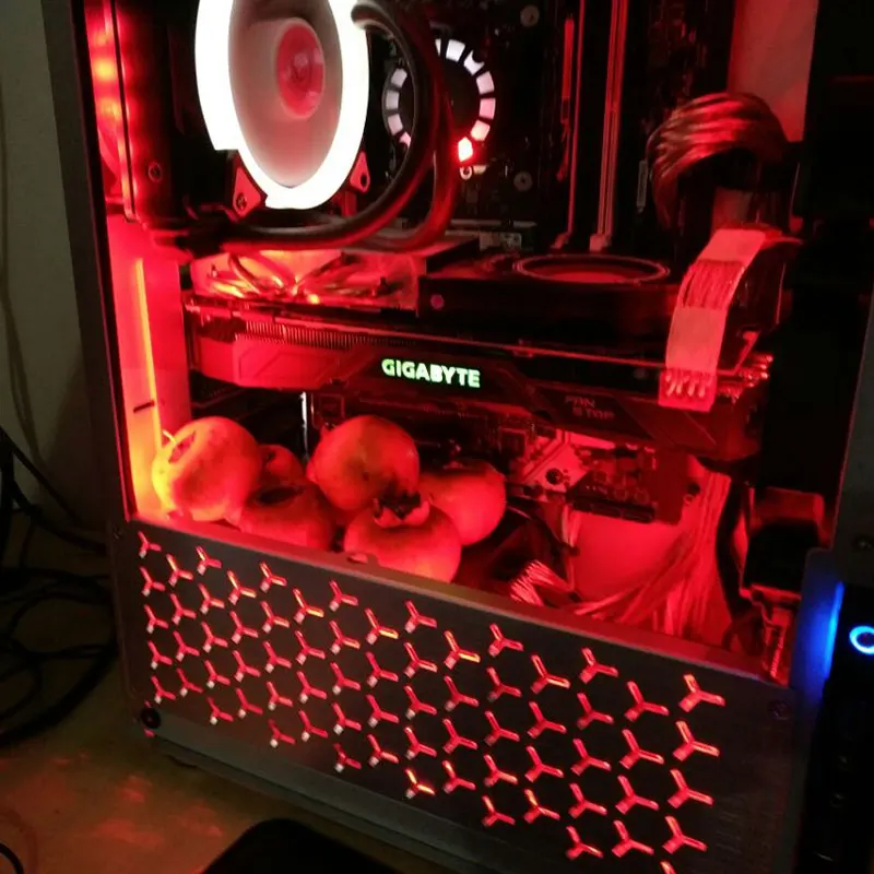 Новейший PCI вентилятор лиса-1/2 шасси Turbo Вентилятор Графика карты вспомогательный охлаждающий ПК(12 см PCI дефлектора) шасси вытяжные вентиляторы охлаждения
