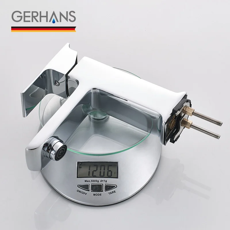 GERHANS Leometric смеситель для раковины Твердый латунный горячий и холодный одно