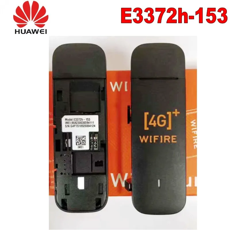 Разблокированный Huawei E3372H 153 E3372s 4 аппарат не привязан к оператору сотовой связи Cat4