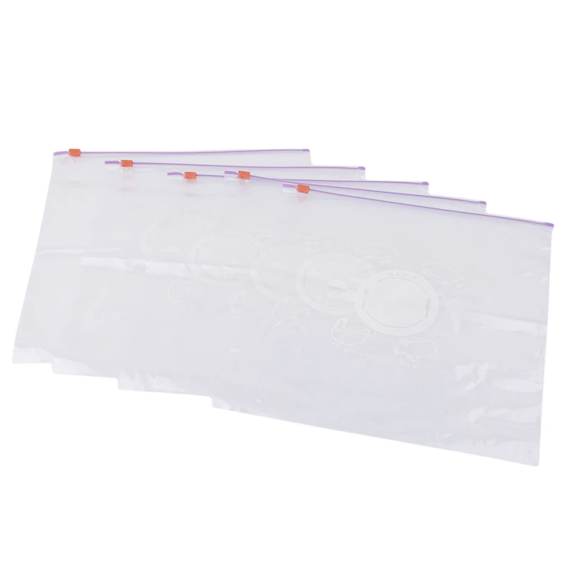 10 шт./компл. многоразовые пакеты на молнии для замораживания и нагрева