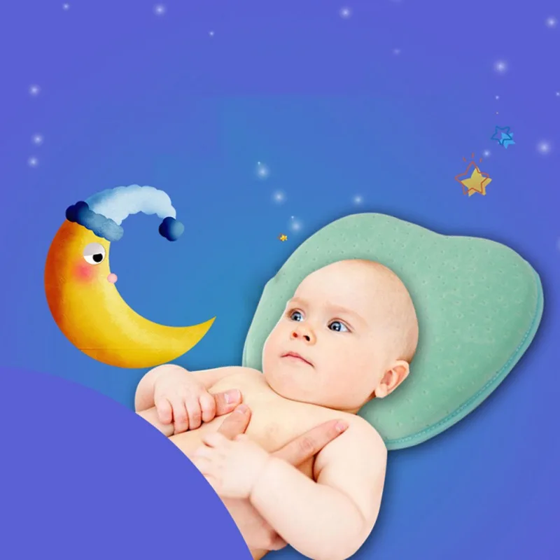 Новые Пены Памяти Детские подушки дышащие детские формирующие подушки для предотвращения плоской головы эргономичная подушка для новорожденного almofada infantil