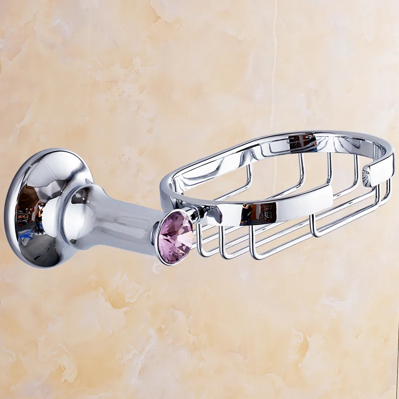 Набор аксессуаров для ванной комнаты Европейский хромированный полированный